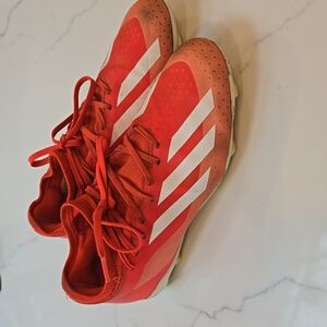 Women's (size 9) Mens (8) Soccer Cleats Adidas CrazyFast Orange White EUC